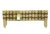 Product image 1 of the product “Rigid bed edging made of yellow-brown bamboo cut in half horizontally, length 90cm, height 20cm, for spiking (ends approx. 35cm) ”